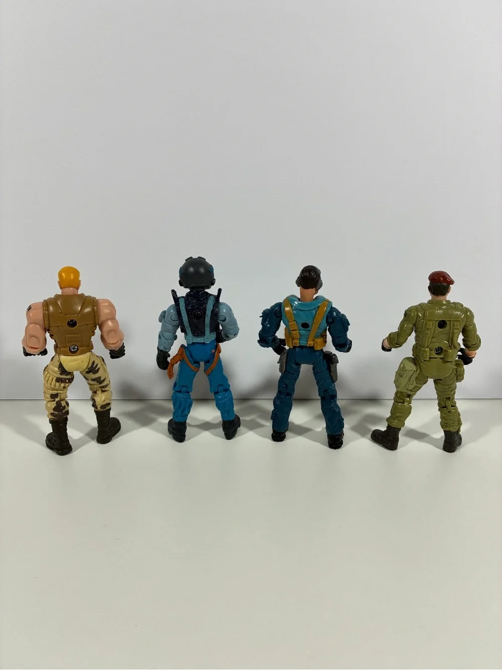 Vintage 2005 Lanard CORPS Military Soldier Action Figures Lot of 4 Scuba Soldier